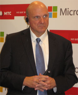 Главный исполнительный директор корпорации Microsoft Стив Балмер